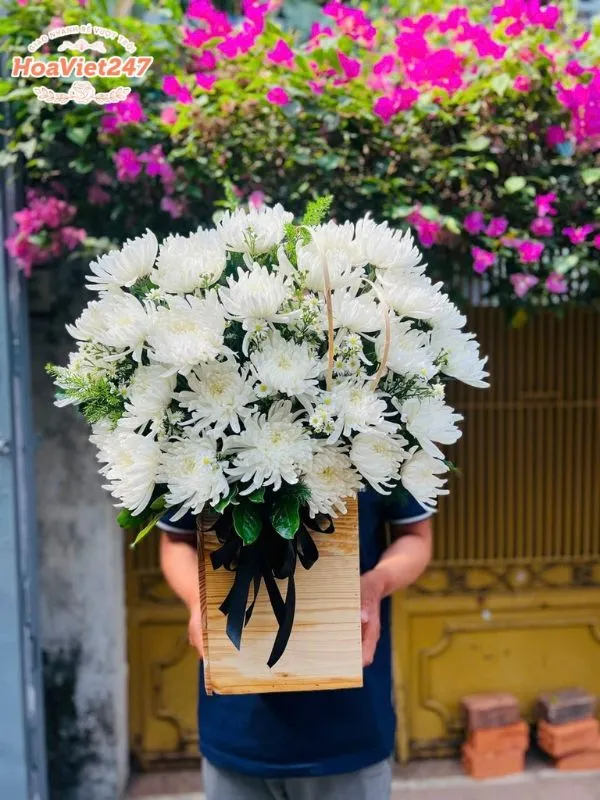 giỏ hoa tươi viếng Bắc Giang