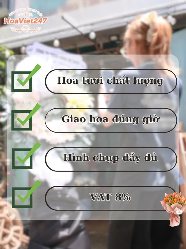 các dịch vụ shop hoa tươi quận 1 