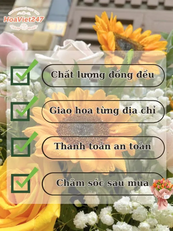 lợi ích khi đặt hoa online quận 11