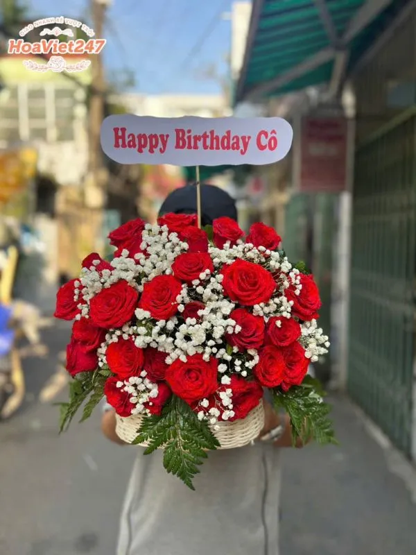 shop hoa tươi cầu giấy chuyên hoa sinh nhật