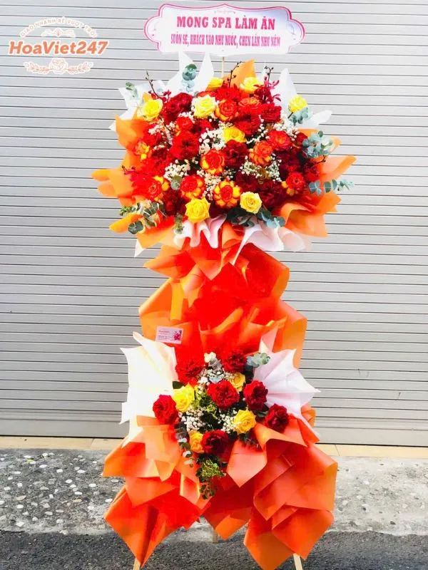hoa khai trương shop hoa tươi hai bà trưng
