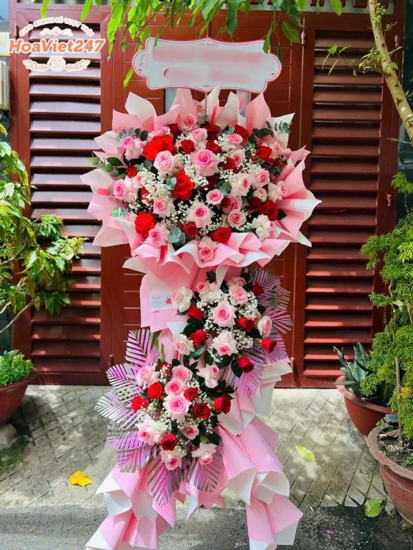 hoa khai trương tiệm hoa long biên