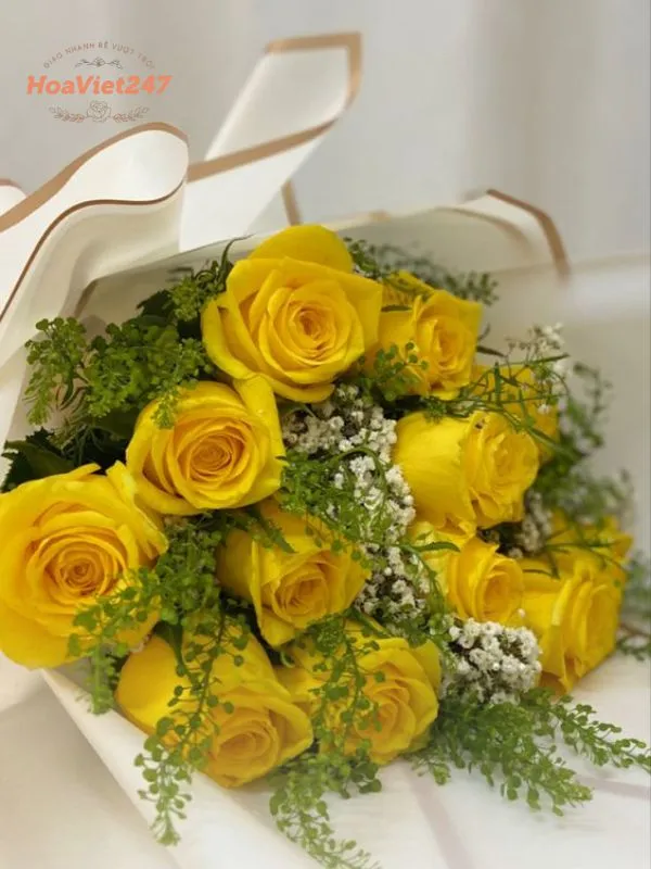 hoa vàng đại diện tình cảm đẹp cho nam và nữ 