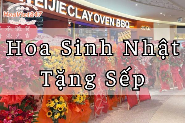 hoa sinh nhật tặng sếp