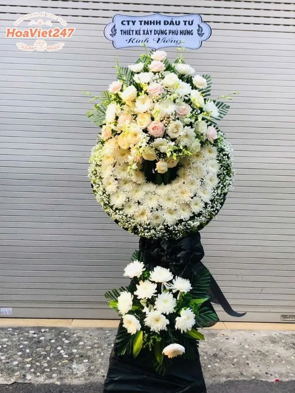hoa chia buồn shop hoa tươi hoàng mai