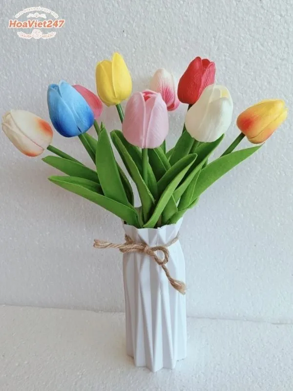 ý nghĩa trang trí hoa tulip