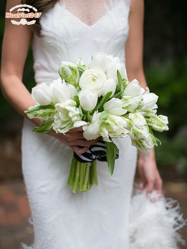 chọn loại hoa cưới tulip phù hợp