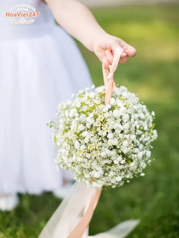 mẫu hoa cưới cầm tay