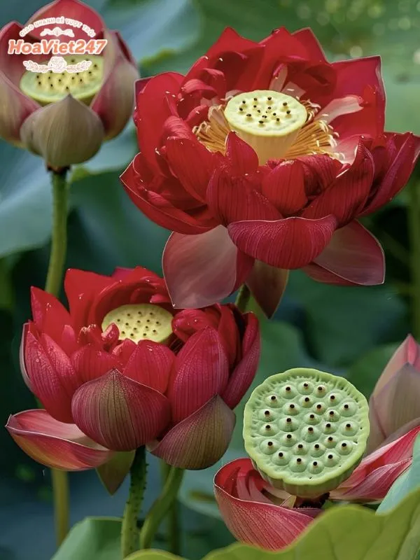 ý nghĩa hoa sen đỏ