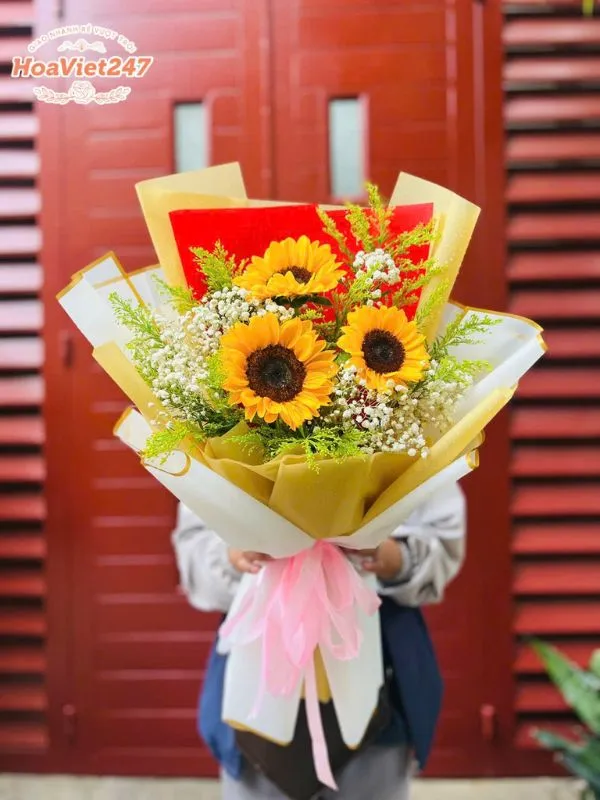 bó hoa hướng dương tặng người yêu
