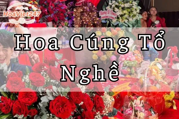 hoa cúng tổ nghề