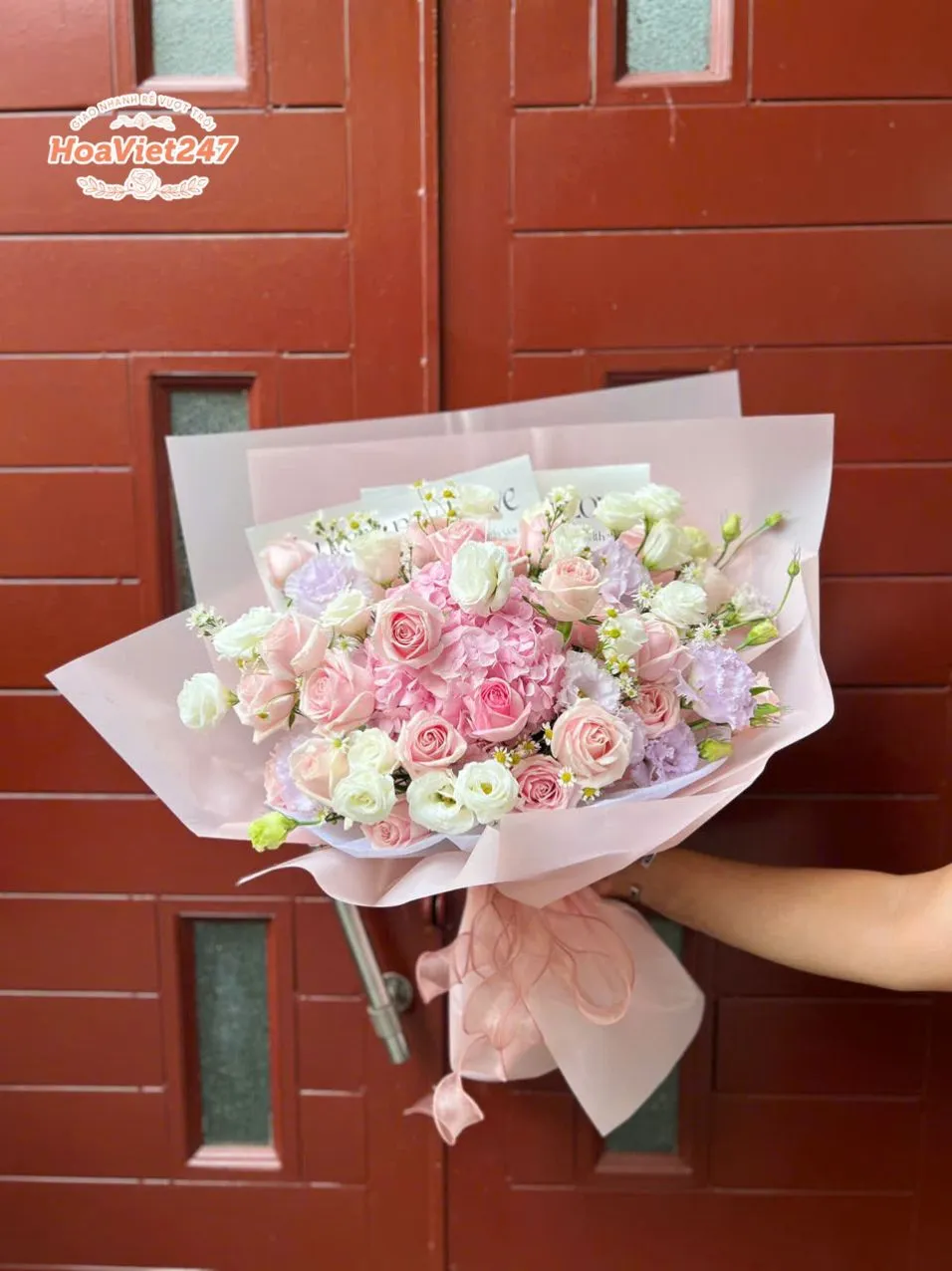 Bo Hoa Hong Pastel Bh129