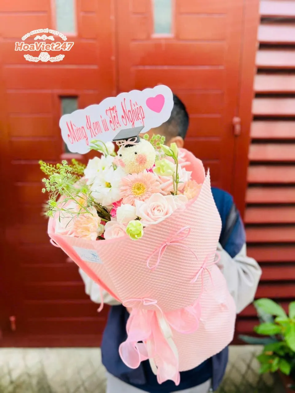 Bo Hoa Mung Tot Nghiep Ngot Ngao Bh130 Dep