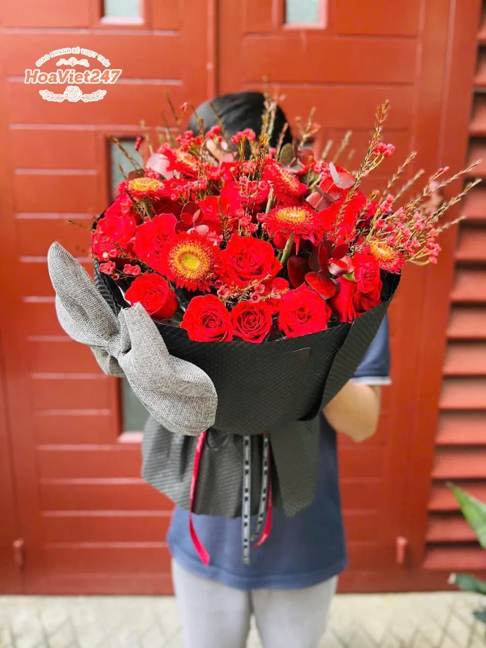 Bo Hoa Sac Do Hien Dai Bh124