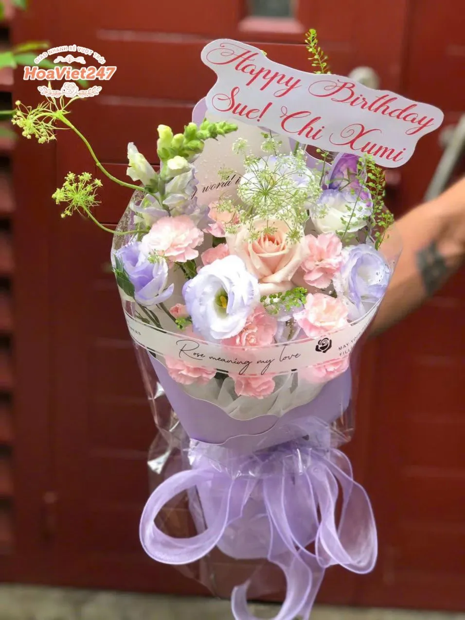 Bo Hoa Tang Sinh Nhat Pastel Bh125